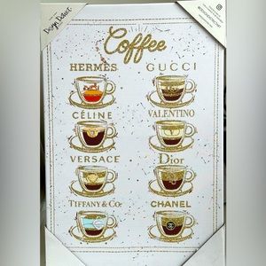 Design District Miami "Fashion Coffee Choices" Wall Art